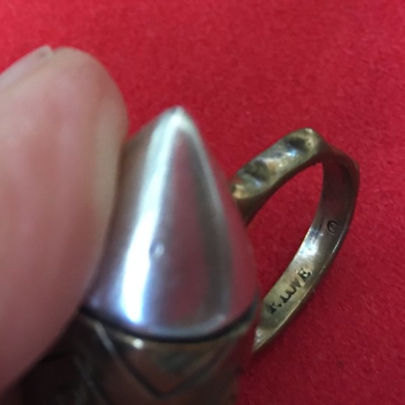 Pamela Love Sterling silver and bronze "ellipse"  ring - Picture 7 of 10